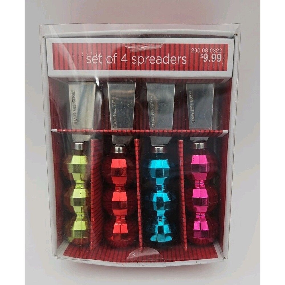 Cheese Butter Bread Dip Set Of 4  Spreaders by Target Holiday Party Kitchen Deco